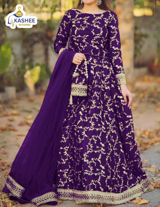 "Embroidered Potli Dress | 4Pc Festive Collection"