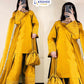 4-Piece Farshi Shalwar Kameez Set with Potli – Shamose Silk & Organza