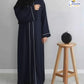 Front Open Piping Abaya – Elegant & Modest Wear