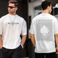 Streetwear Essential – Printed Down Shoulder Shirt ;
