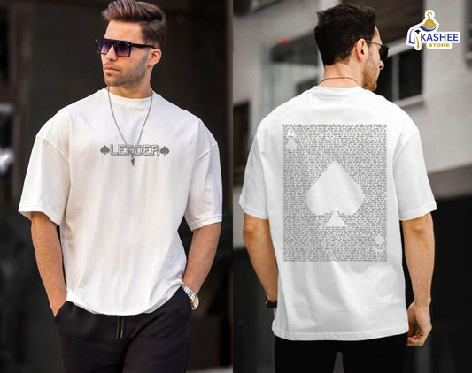 Streetwear Essential – Printed Down Shoulder Shirt ;