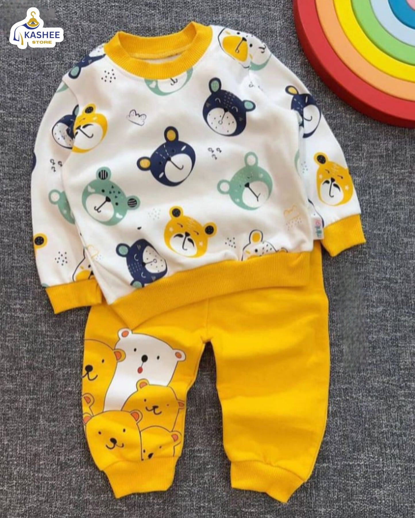 Cartoons Printed Winter Track Suit – Fun & Cozy Wear for Kids