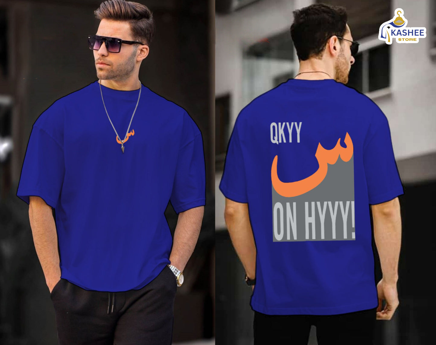 Seen On Hyyy – Printed Down Shoulder Shirt