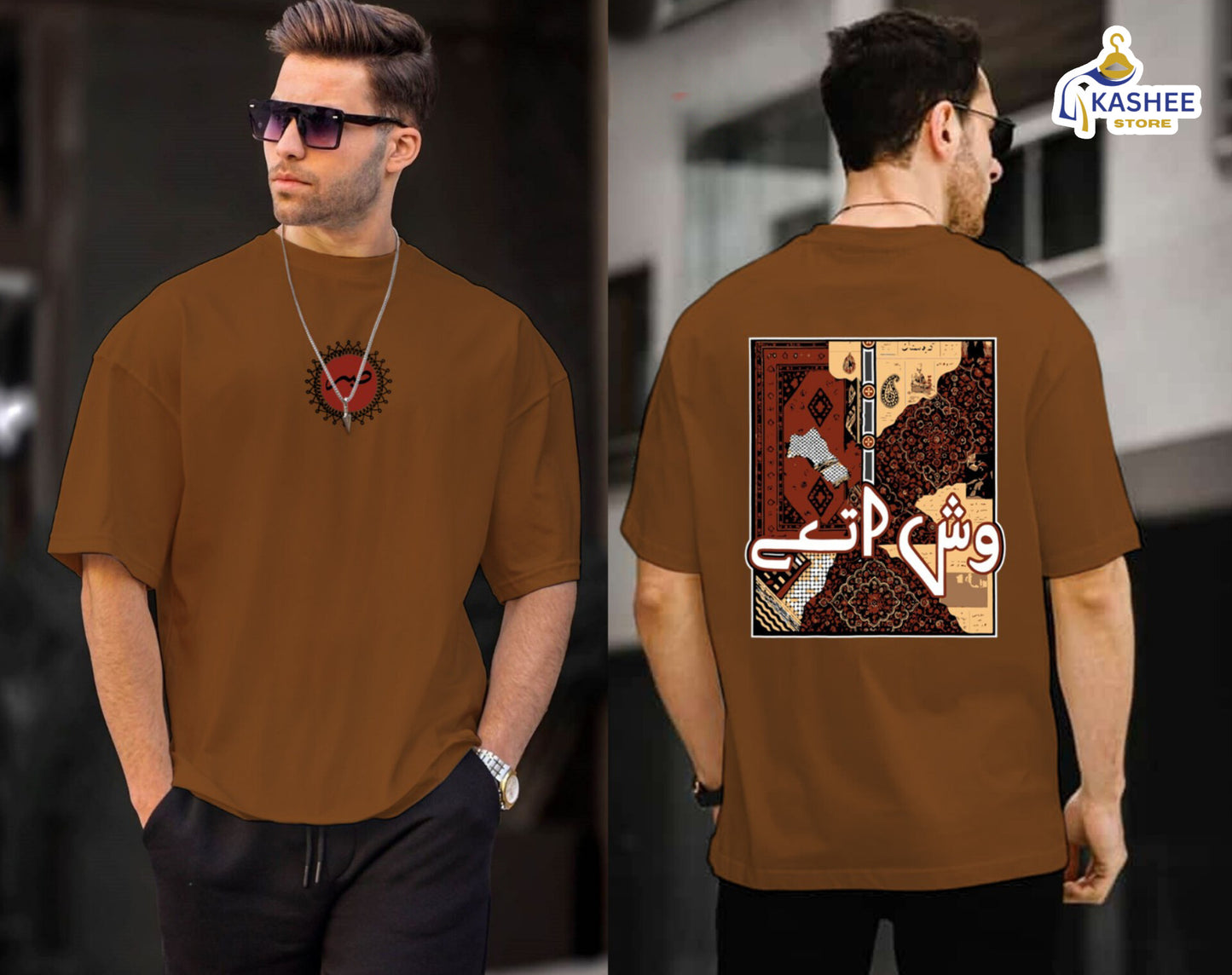 Sindhi Vibes – Down Shoulder Statement Shirt"