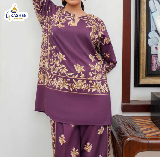 Digital Printed 2pc Co-ord Set – Shamose Silk