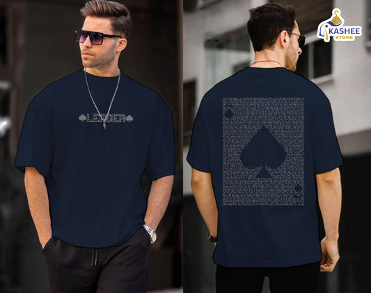 Streetwear Essential – Printed Down Shoulder Shirt ;