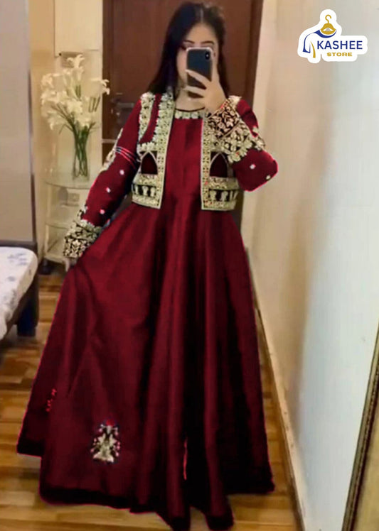 Handwork Embroidered Maxi 2Pc Set