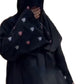 Embroidered Heart Abaya