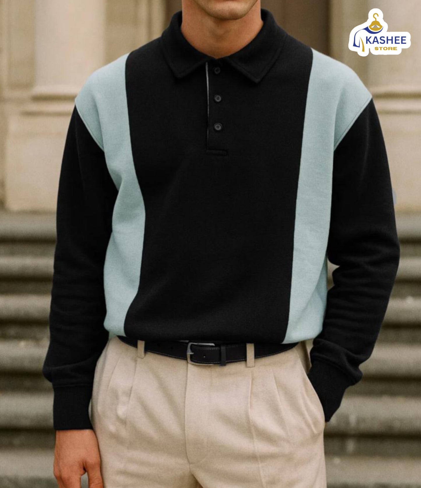 Winter Collection – Panel Collar Sweatshirt