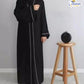 Front Open Piping Abaya – Elegant & Modest Wear