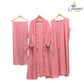 4-Piece Inner Gown Abaya Set with Scarf & Belt