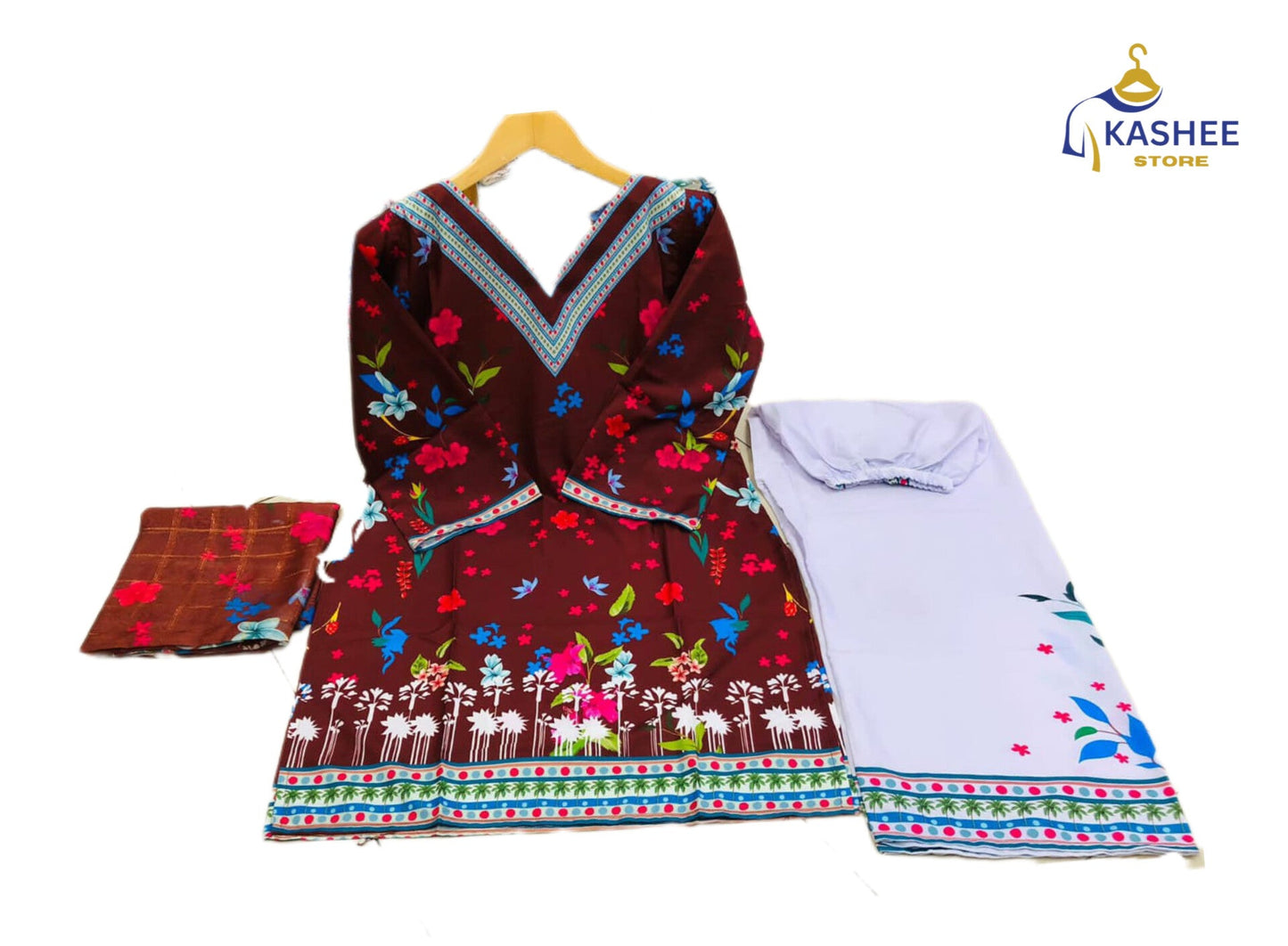 Premium Swiss Lawn 3Pc Outfit