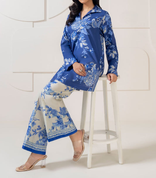 Digital Printed 2-Piece Suit – Lawn Viscose