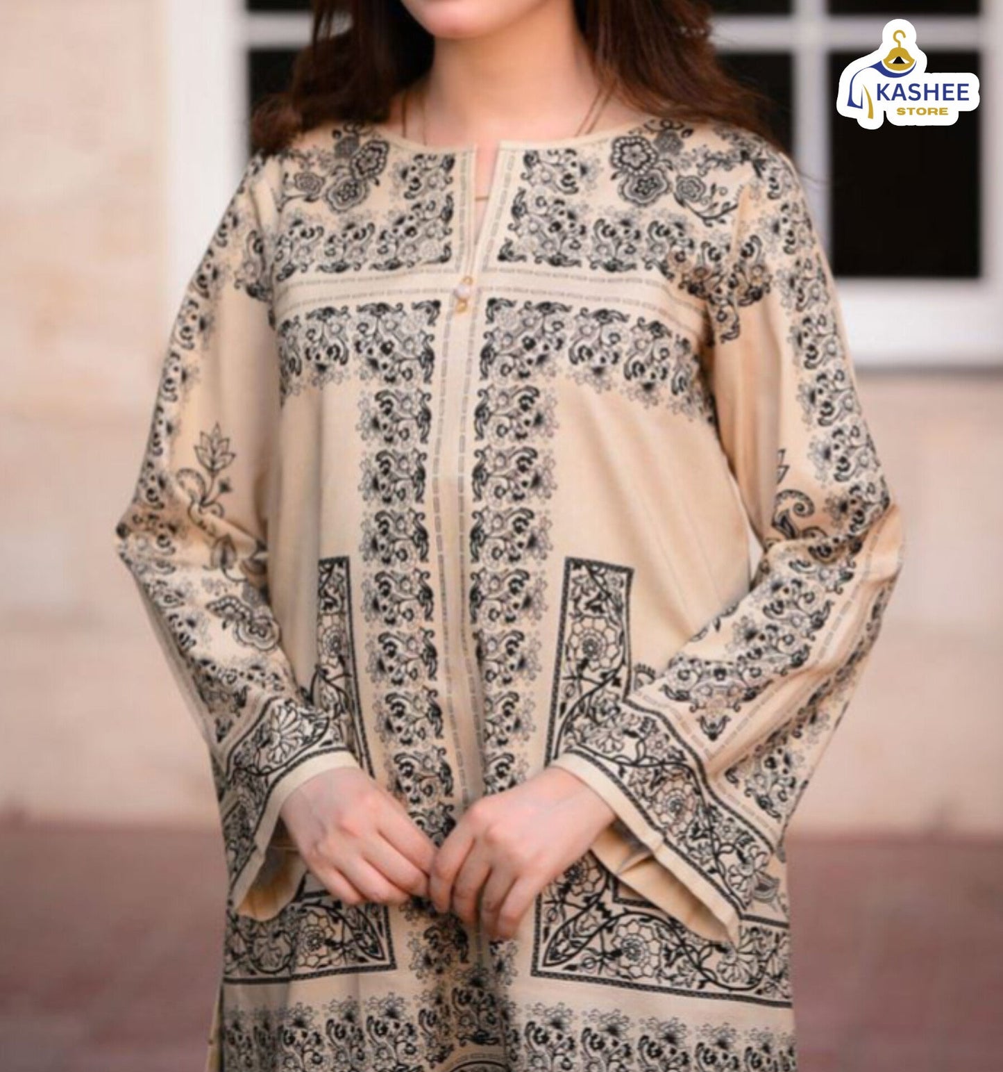 Digital printed shirt & bell bottom