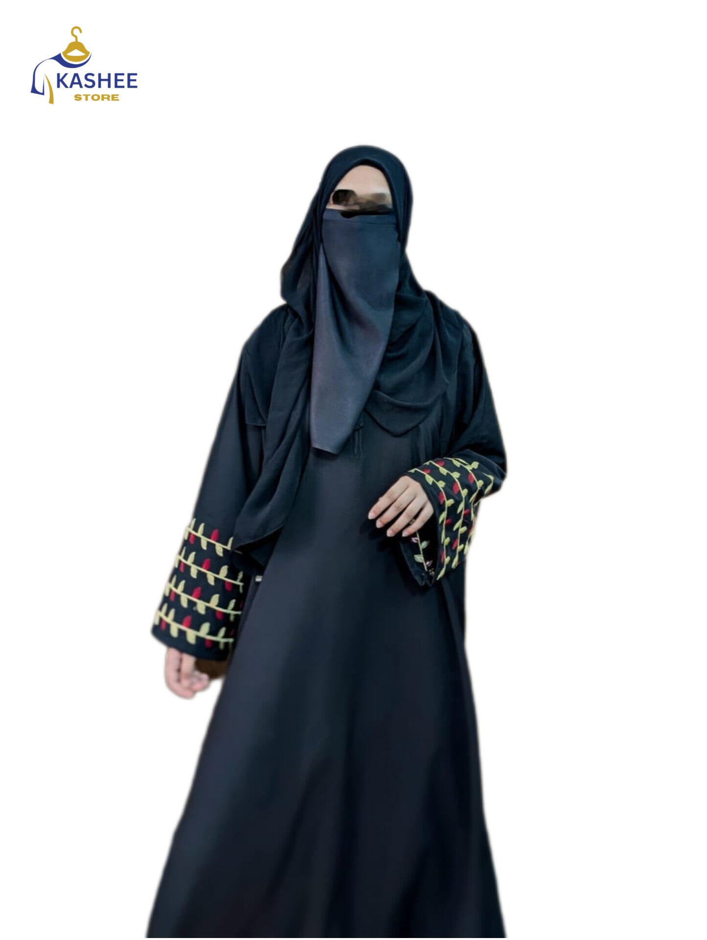 Embroidered Sleeves Abaya –