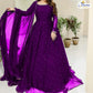 Elegant Pearl & Lace Work Maxi – 3Pc Chiffon Outfit