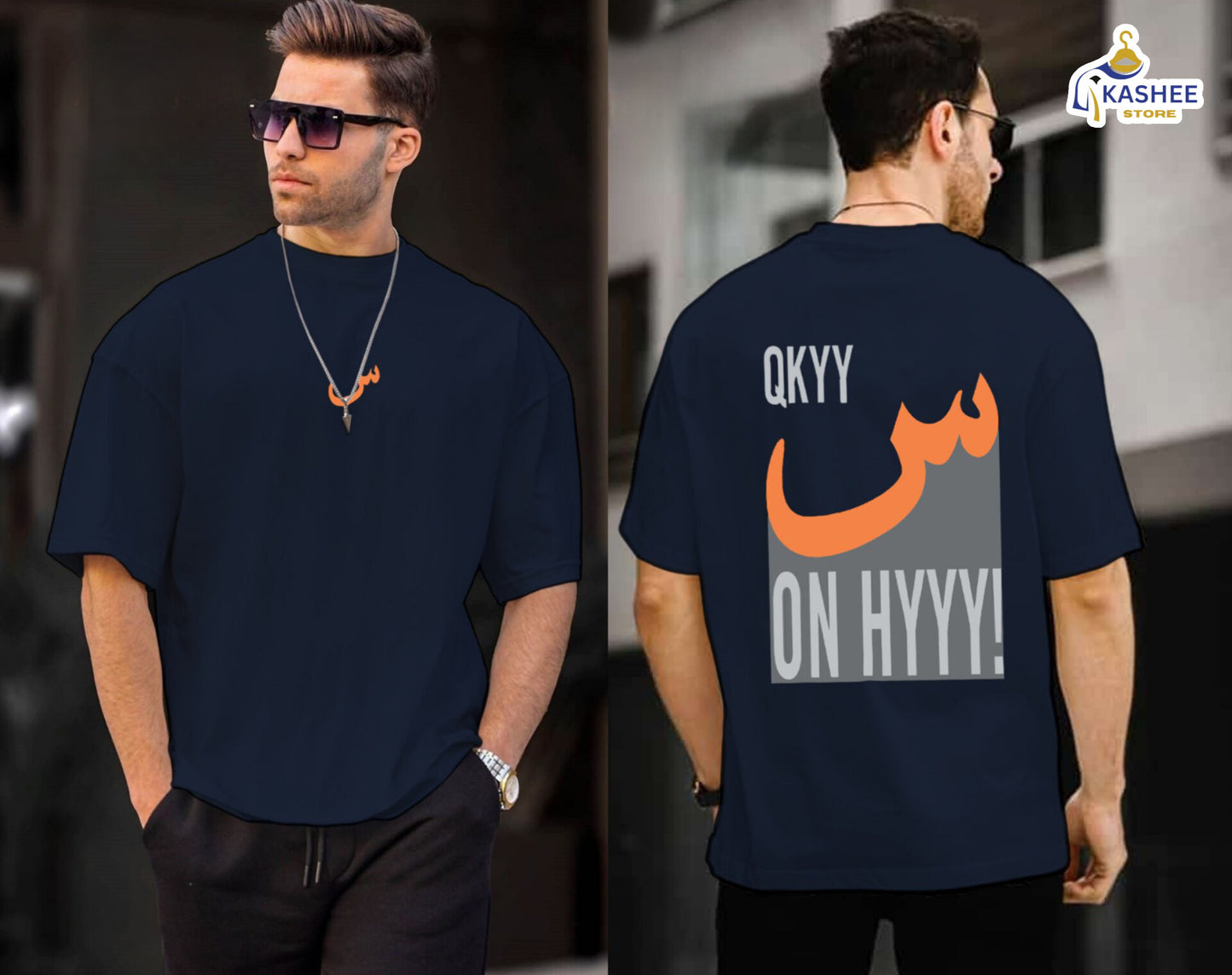 Seen On Hyyy – Printed Down Shoulder Shirt