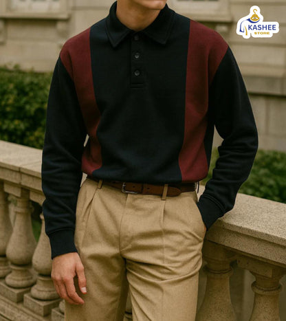 Winter Collection – Panel Collar Sweatshirt