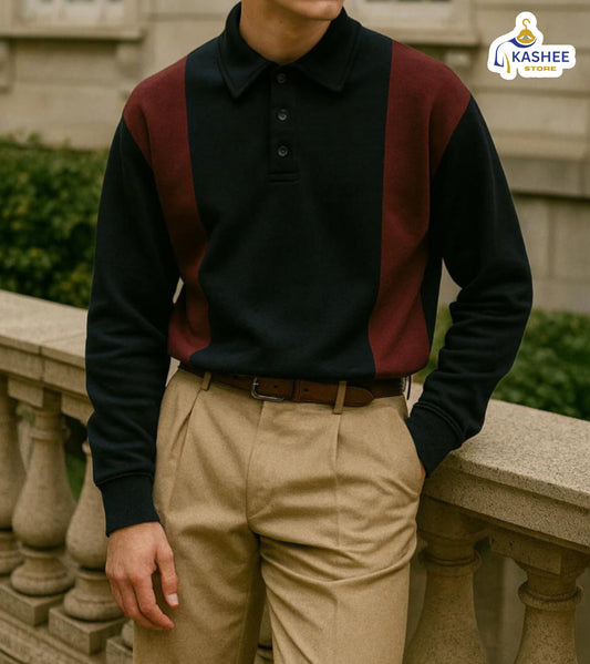 Winter Collection – Panel Collar Sweatshirt