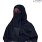 Embroidered Heart Abaya