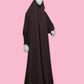 Premium French Jilbab – Wool Peach |