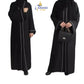 Front Open Piping Abaya –