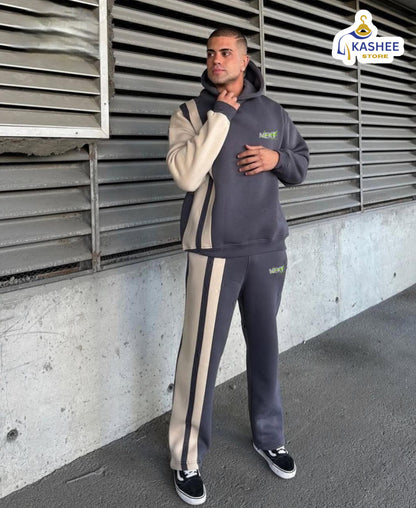 Next Printed Contrast Panel Track Suit –