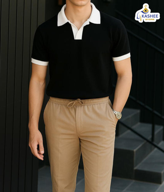 Men’s Coat Collar Polo