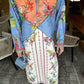2Pc Swiss Lawn Outfit | Shirt & Bell Bottom Trouser