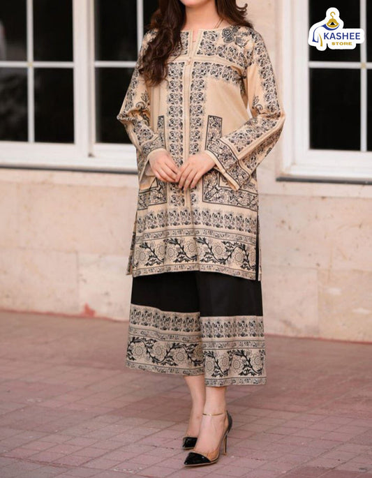 Digital printed shirt & bell bottom