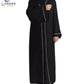 Front Open Piping Abaya –