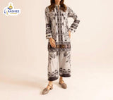 "Digital Print 2Pc Suit | Swiss Silk Collection"