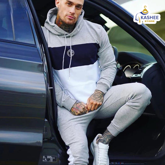 Contrast Panel Track Suit – Winter Essential