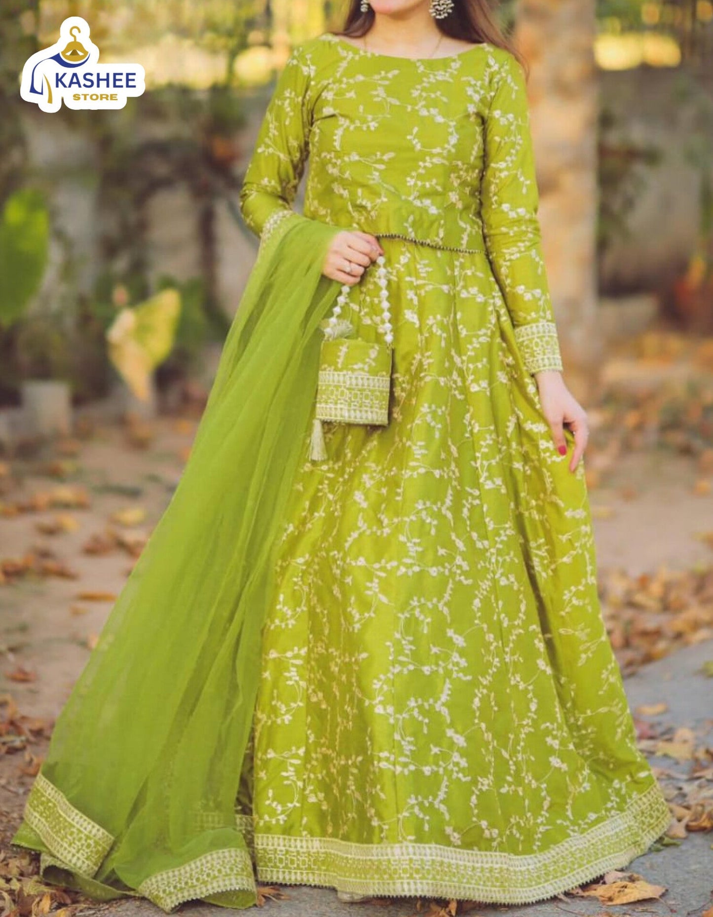"Embroidered Potli Dress | 4Pc Festive Collection"