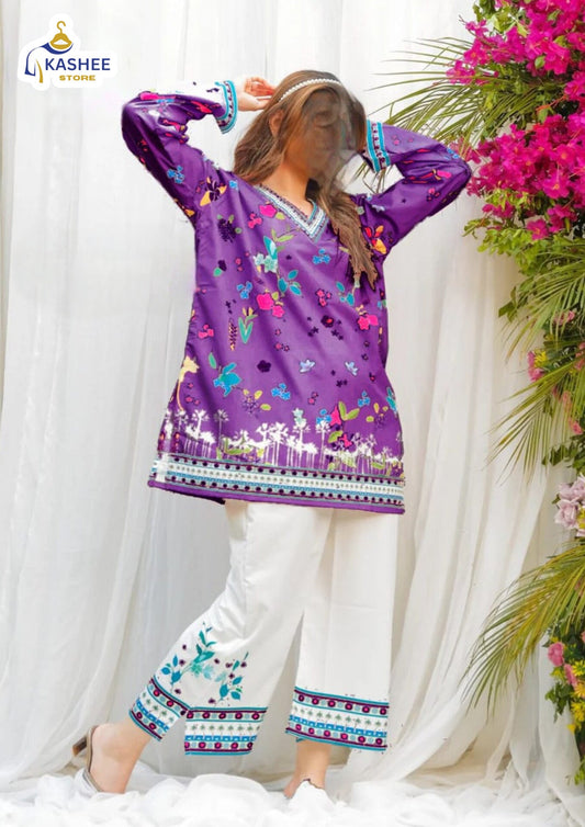 Premium Swiss Lawn 3Pc Outfit